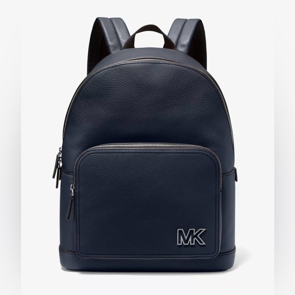 Michael Kors Cooper Commuter Backpack Navy Blue - Picture 1 of 7